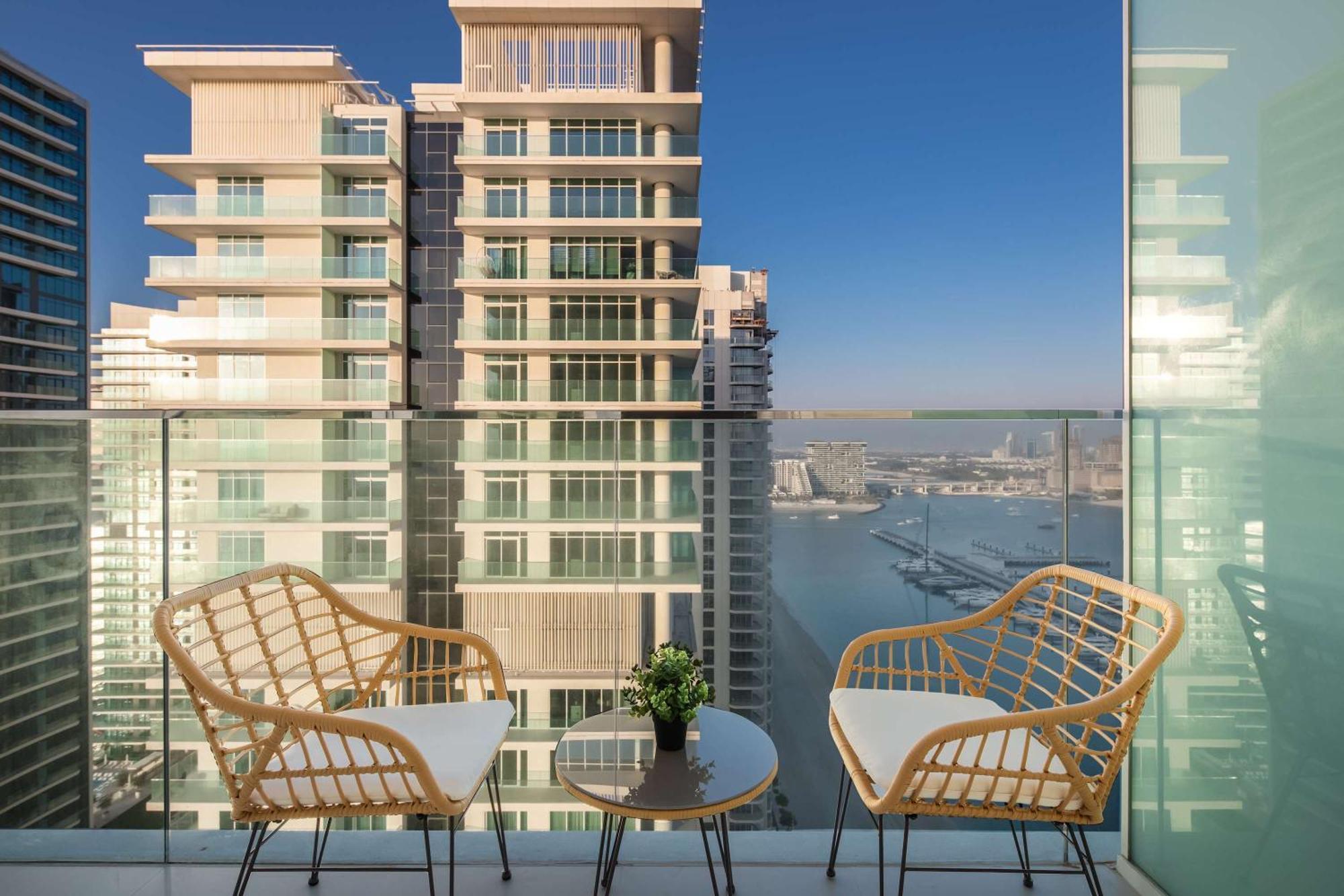 Silkhaus Palm View 1Bdr With Private Beach In Emaar Beachfront Dubai Ngoại thất bức ảnh