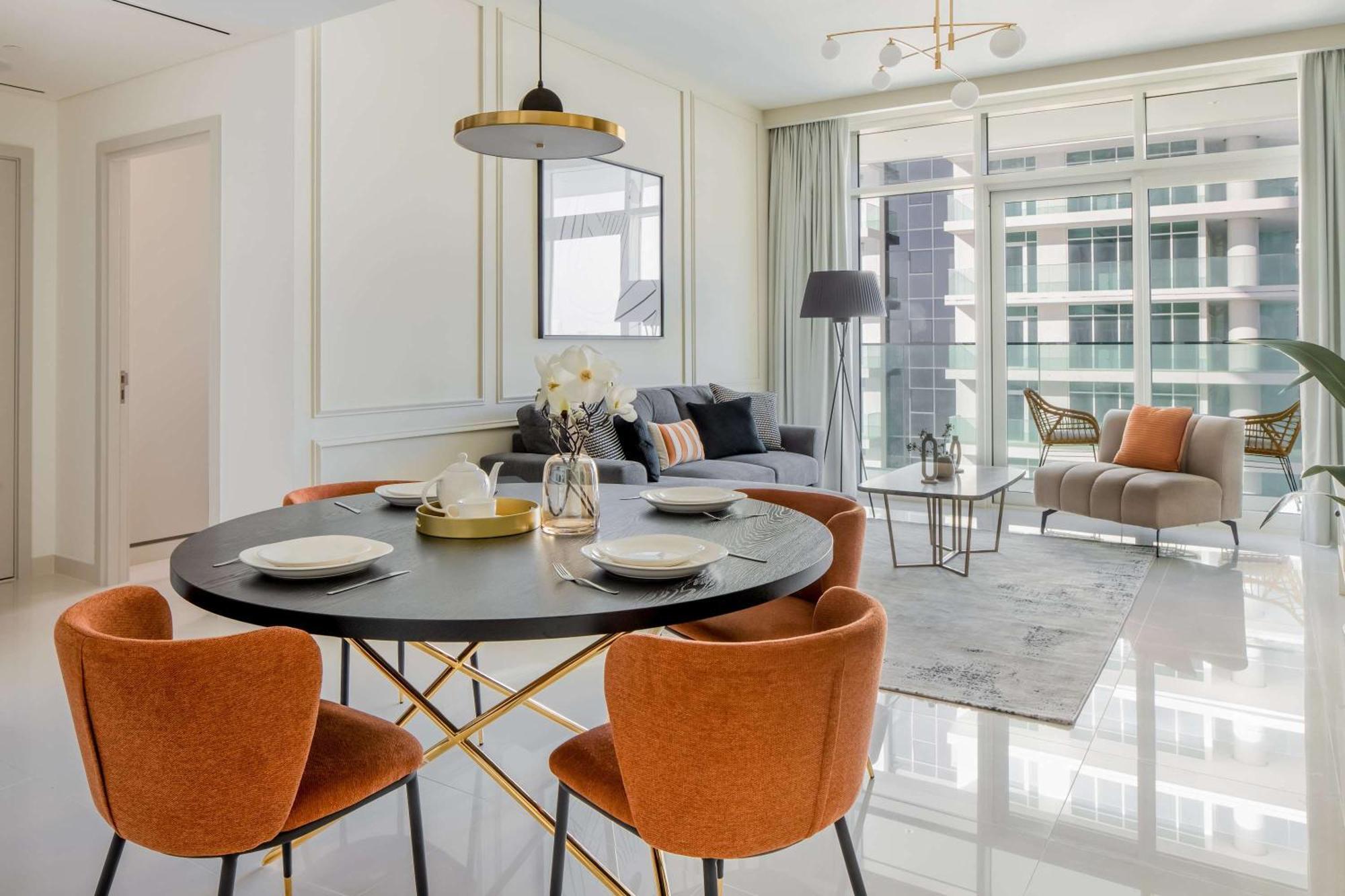 Silkhaus Palm View 1Bdr With Private Beach In Emaar Beachfront Dubai Ngoại thất bức ảnh